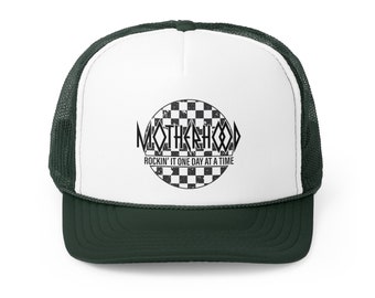 Casquette trucker maman rock n roll Casquette trucker maman checker Casquette trucker maman rétro Casquette trucker maman fatiguée Chapeau cadeau fête des mères pour les mamans Chapeau de maman