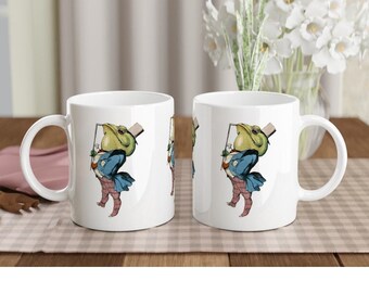 Taza de señor rana, rana, sapo, taza personalizada, taza de rana personalizada, regalo amante de la rana