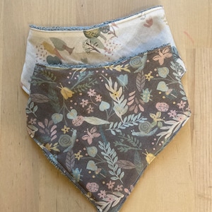 Baby Bandana Bibs - Botanical