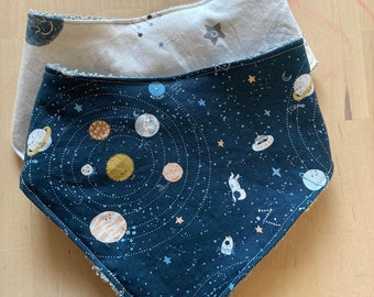 Baby Bandana Bibs - Space