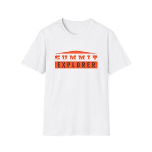 Summit Explorer Hiking T-Shirt, Outdoors Adventure Tee, Mountain Climbing Shirt, Nature Lover Gift, Wanderlust Top
