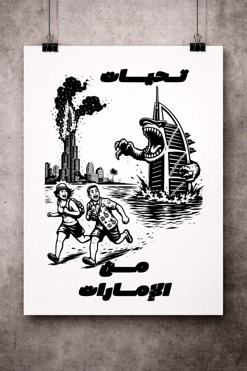 Greetings From the Gulf – Absurd Monster Travel Poster SVG | Vector Cut ...