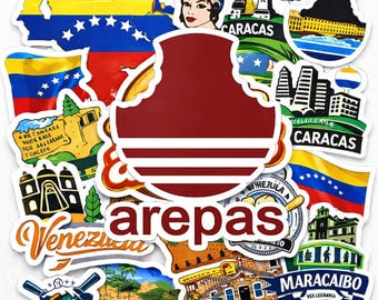 Venezuela SVG Bundle - Venezuela pride designs for Cricut, Caracas Skyline, Arepa, Baseball, Travel Shirt SVG pack, Gift for Venezuelans