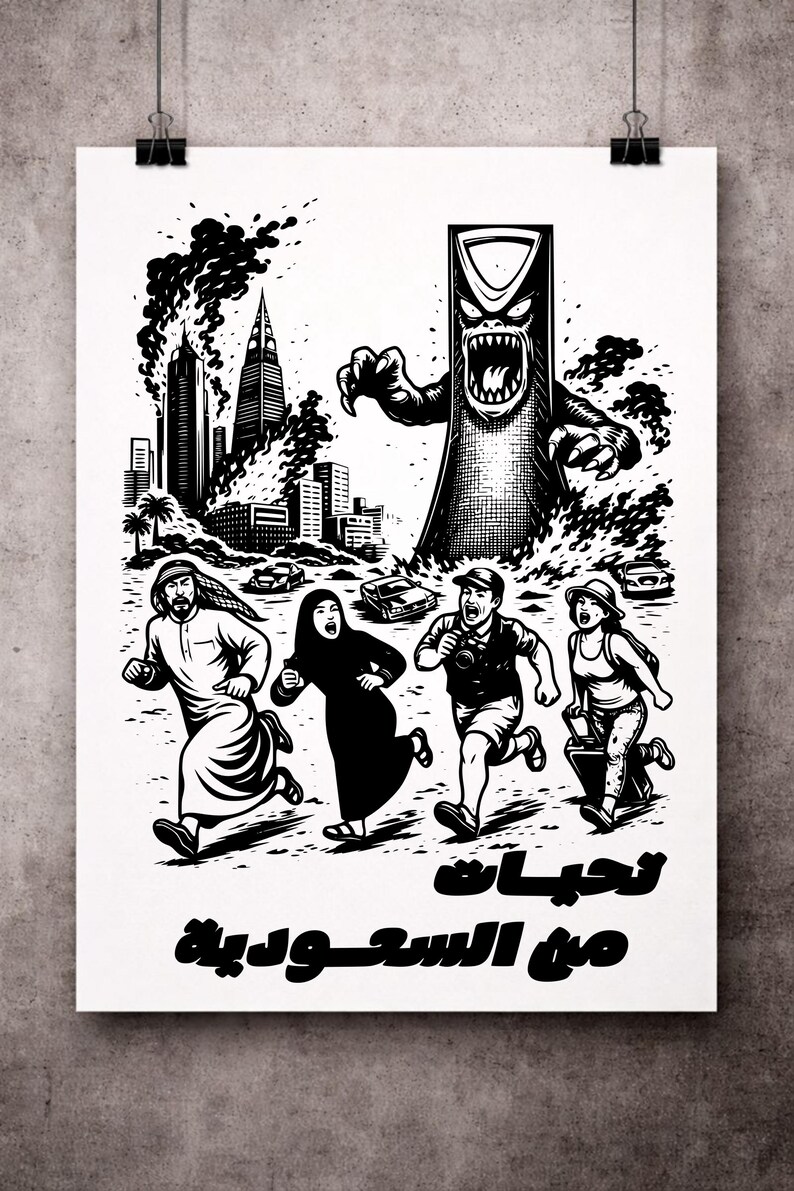Greetings From the Gulf – Absurd Monster Travel Poster SVG | Vector Cut ...