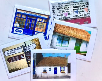 Dublin Card Set, Ierland Fotografie, Irish Cottage Foto's, Ierse Pubs, Dublin Sign, Skerries, County Dublin, Art Cards, Ierland Souvenir