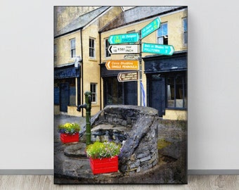 Castlemaine, KERRY, Irish Road Signs, DINGLE, MURPHY'S, Ireland Home Decor, Irish Gifts, Killorglin, Irish Ancestry, Inch, Milltown