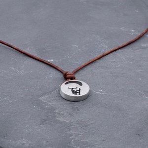 Kitesurfing Necklace Gift Pewter pendant Handmade by Zulasurfing image 4