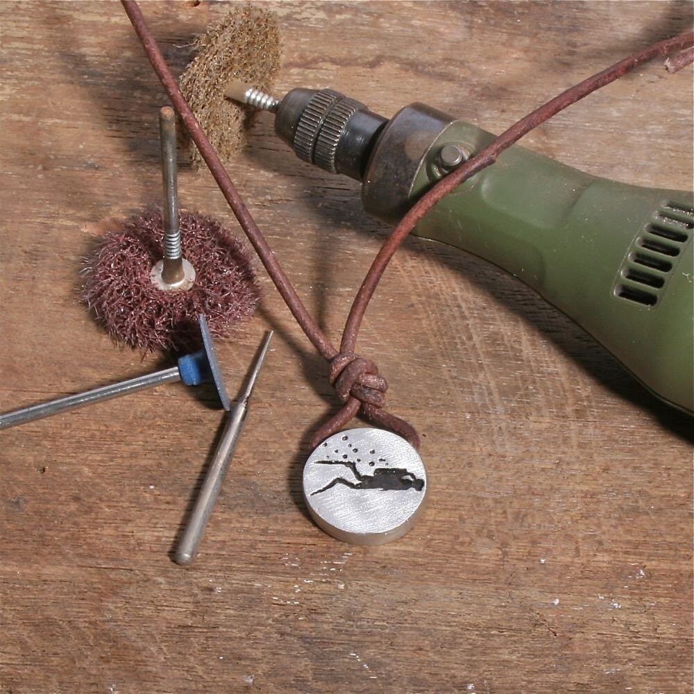 Scuba Diving Necklace Pewter Scuba Jewelry by Zulasurfing Etsy UK