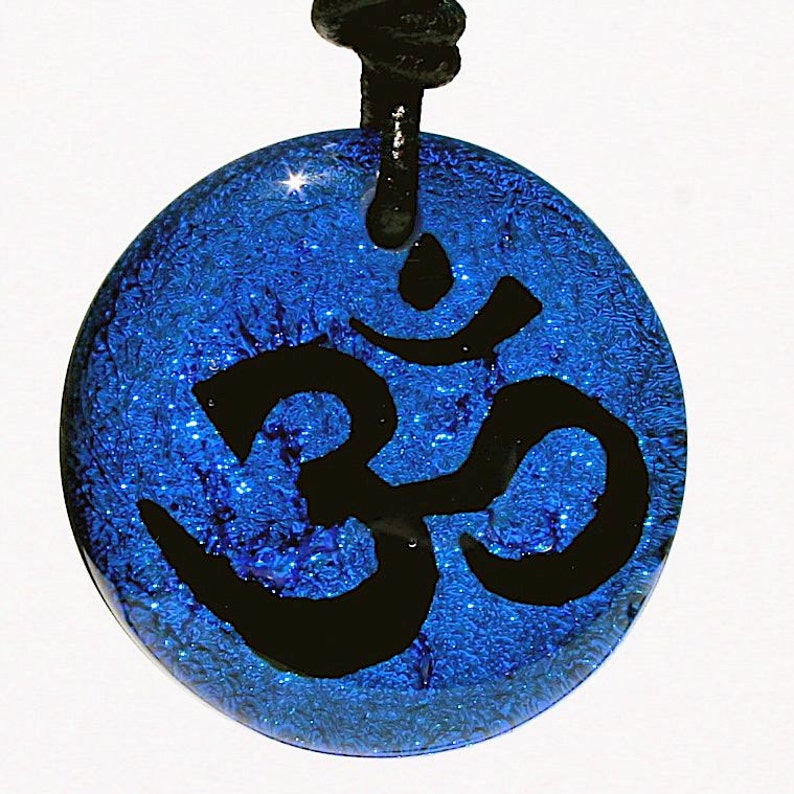 Om Necklace Yoga Jewelry Handmade Yoga Minimalist Necklace Etsy