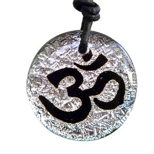 Om Necklace Yoga jewelry Handmade Yoga minimalist Necklace Handmade by ZulaSurfing
