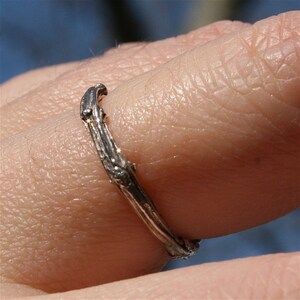 Delicate sterling silver branch ring size 6 this ring was featured in NY brides magazine Design By ZulaSurfing