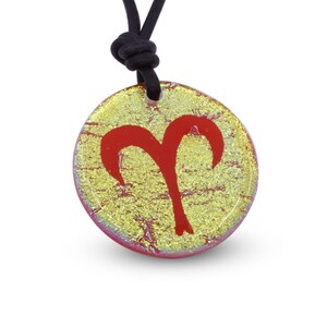Aries Zodiac Necklace Horoscope Necklace Minimalist Necklace Handmade by ZulaSurfing