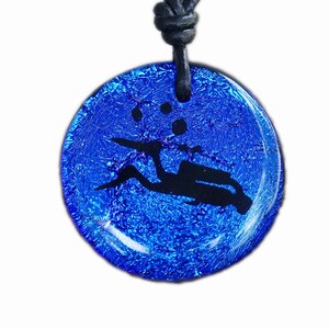 Scuba Diving Diver necklace designed by ZulaSurfing