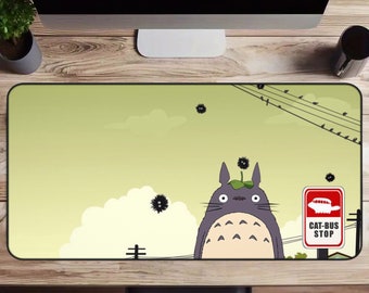 Desk Mat My Neighbor Totoro Ghibli Mousepad Studio Ghibli Decor Anime Mouse Pad Studio Ghibli Totoro Desk Pad Gift Cute Japanese Gaming Pad