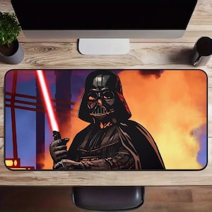 Star Wars Unlimited Playmat Darth Vader Mouse Pad Star Wars Desk Mat Trading Card Game Star Wars Mat Gaming Mousepad TCG Playmat Darth Vader