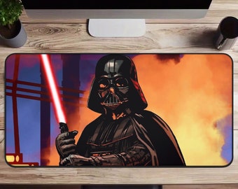 Star Wars Unlimited Playmat Darth Vader Mouse Pad Star Wars Desk Mat Trading Card Game Star Wars Mat Gaming Mousepad TCG Playmat Darth Vader