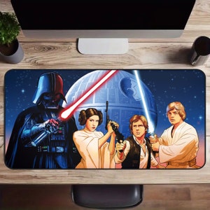 Playmat Star Wars Unlimited Darth Vader Mouse Pad Star Wars Desk Mat Skywalker Trading Card Game Star Wars Mat Gaming Mousepad TCG Playmat