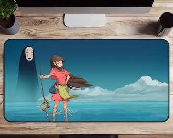 Spirited Away Desk Mat Studio Ghibli Mousepad Anime Mouse Pad Studio Ghibli Decor Japanese Deskmat Spirited Away Desk Pad Gift Gaming Pad