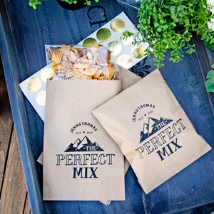 Kraft Wedding Favor Bag Trail Mix and Outdoor Theme 20 Paper Bags favors not included 078 image 2