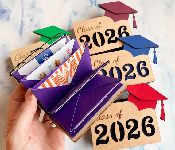 grad gift card holder Printable Waterfall – Graduation Card (Holds 4 Gift Cards) Choice of 4 Designs Save for when you need