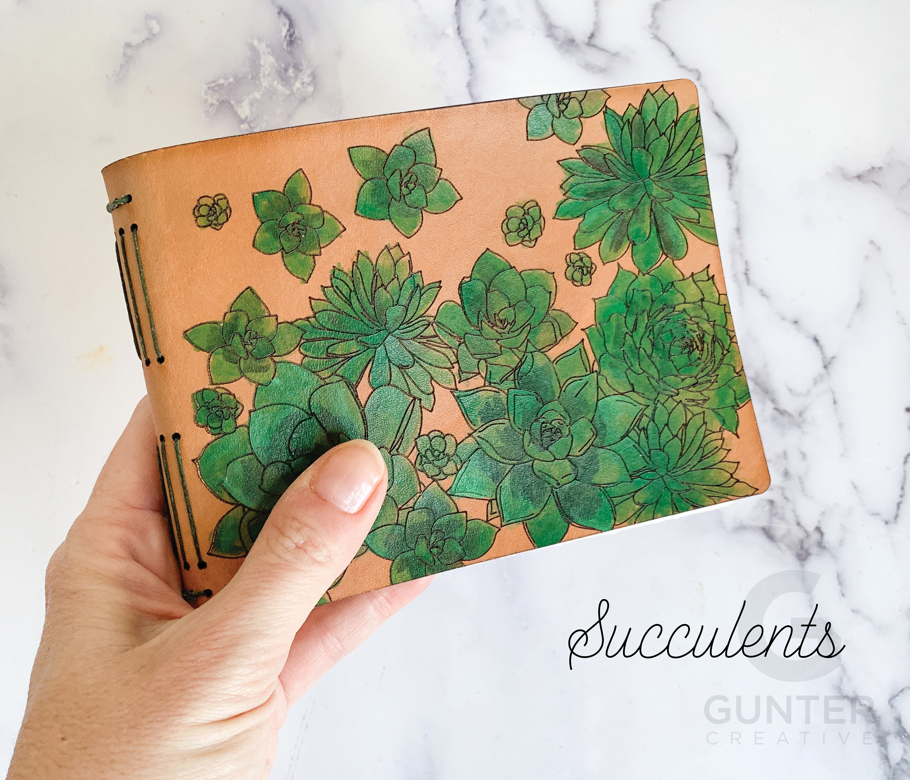 SUPERB SUCCULENTS JOURNAL Kit, Succulents Pages, Envelopes, Plants