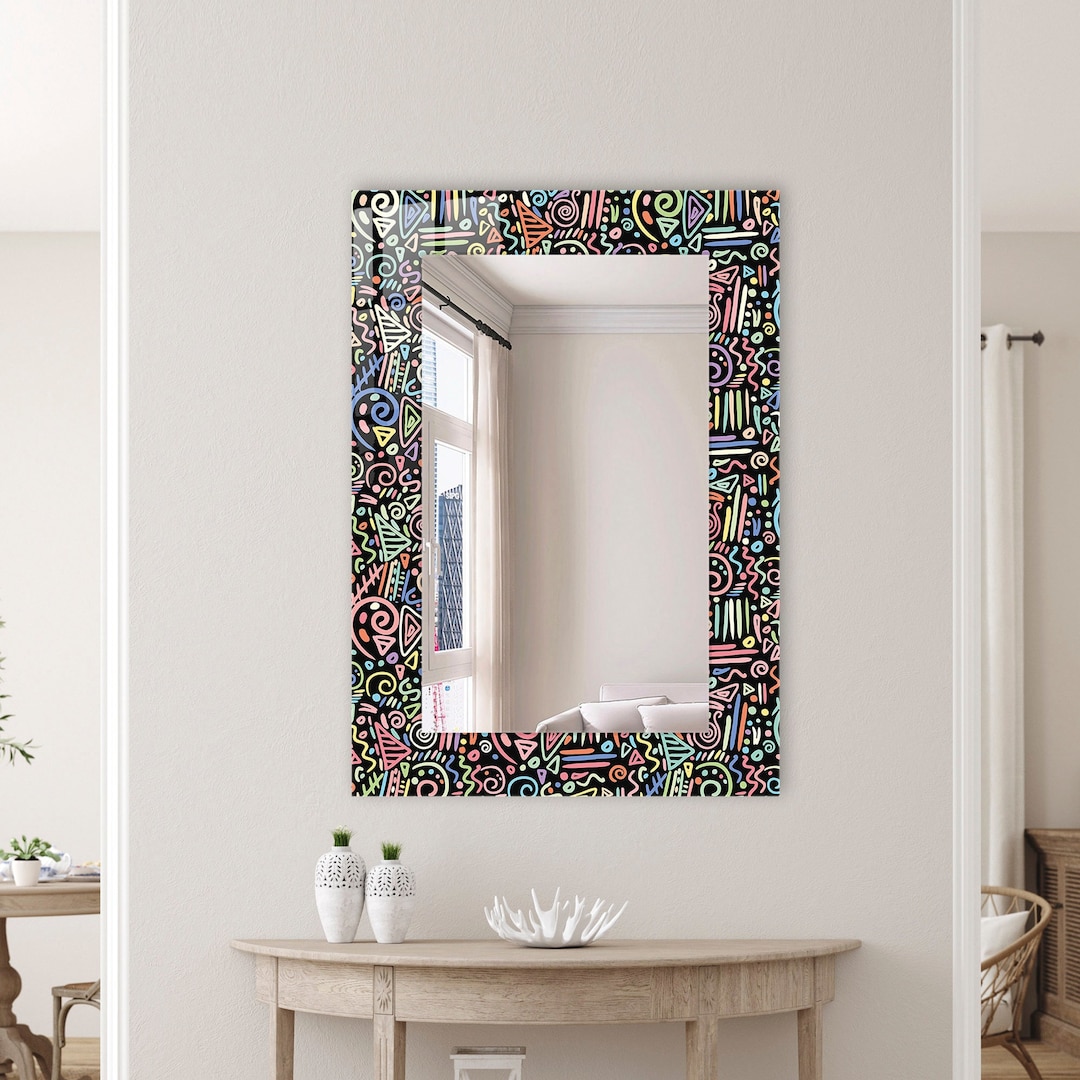 Mirror for Kids, Child Mirror Wall Decor for Bathroom, Kids Mirror With ...