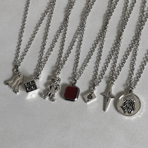 Zilveren herenketting, zilveren ketting voor heren, zilveren hangerketting, herensieraden, roestvrijstalen zilveren ketting bedelketting