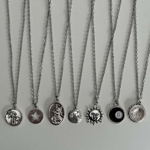Collier homme en argent, collier en argent pour homme, collier avec pendentif en argent, bijoux pour homme, collier pièce de monnaie, collier chaîne en argent, collier à breloques