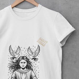 Catholic Saint Eulalia Unisex T-shirt, Always Faithful Tee, Religious AF Shirt, Conviction of Steel Top, Catholic Saint Tee