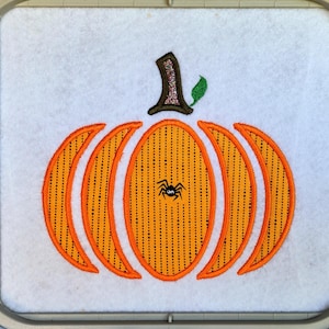 Halloween pumpkin applique machine embroidery design Halloween pumpkin embroidery download file