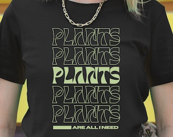 Funny Plant Mom T-shirt Mother's Day Gift Plant Lover Shirt Gardening Gift Plant Mama Crazy Plant Lady Unisex Tee Plants Are All I Need
