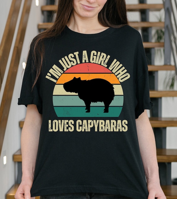 Vintage Capybara Shirt Sunset Vintage Capybara Shirt Sunset