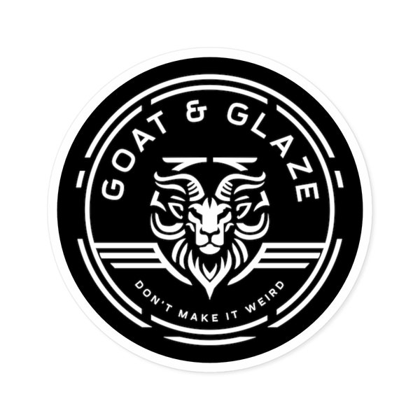 Official Goat & Glaze Sticky Stickers