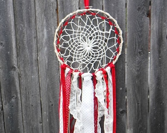 Sale Dream Catcher/Large Boho Dreamcatcher/Wall Hanging Dream Catcher/Cottage Bohemian Dream Catcher/Crochet Dreamcatcher Boho Decor 10"