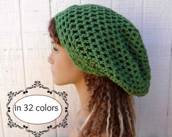 NEW COLORS Snood slouchy beanie women/available in 62 colors/woman slouchy hat/custom crochet beanie women teen /vegan slouch beanie women