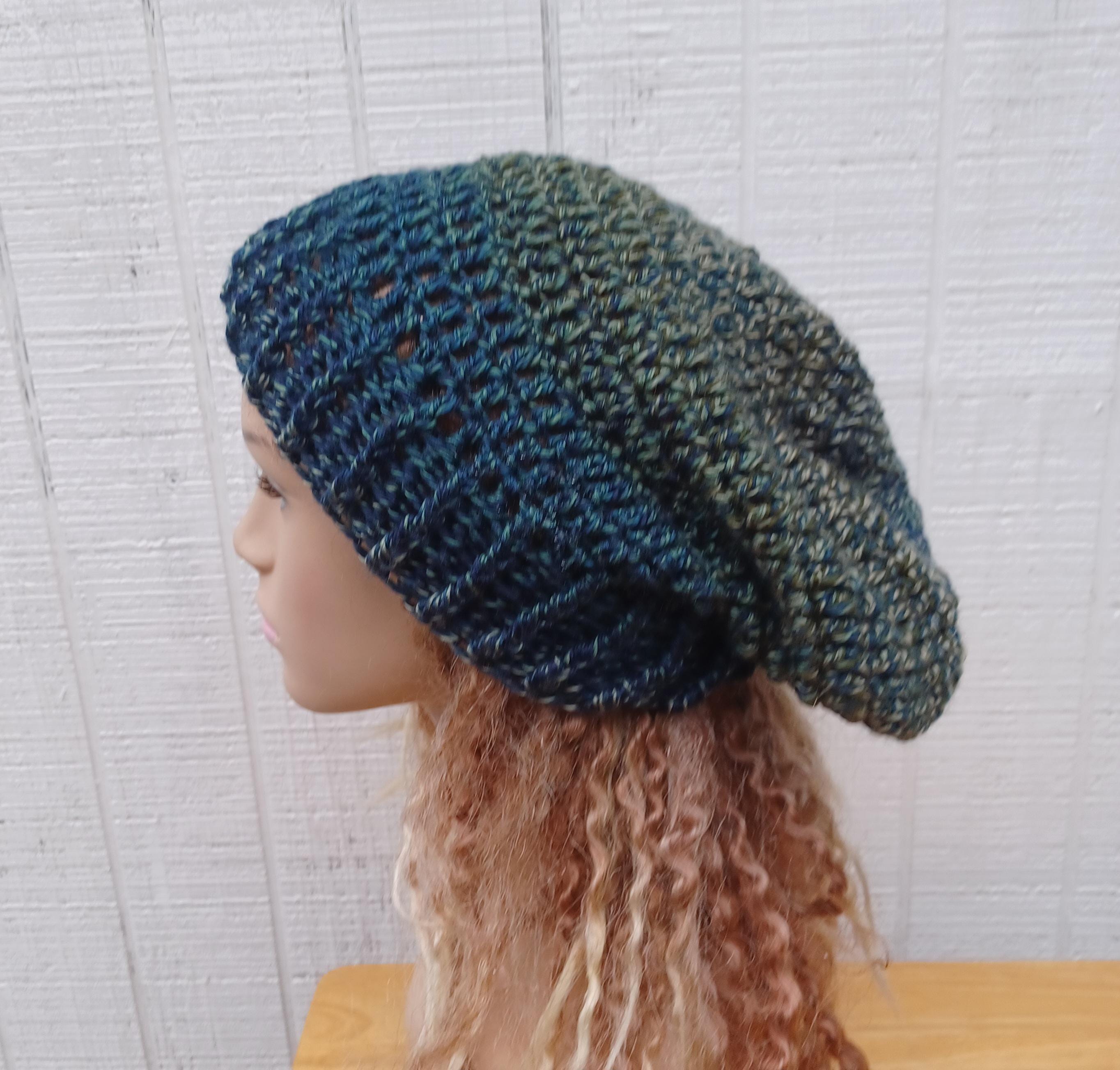 Green Teal Ombre Every Day Slouchy Beanie Women/woman  display picture 2