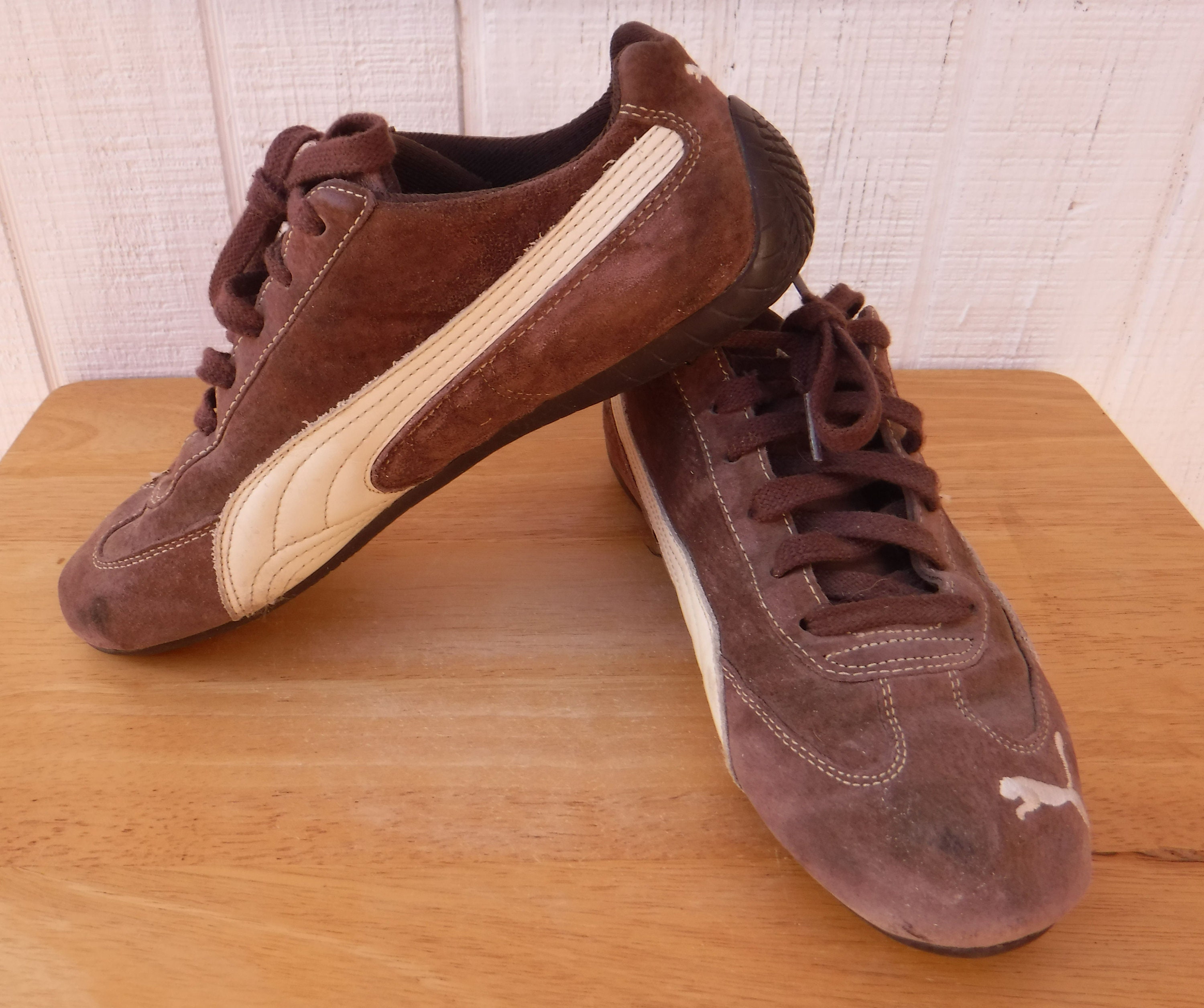 Vintage Puma Speedcat Brown Women Sneaker Leather