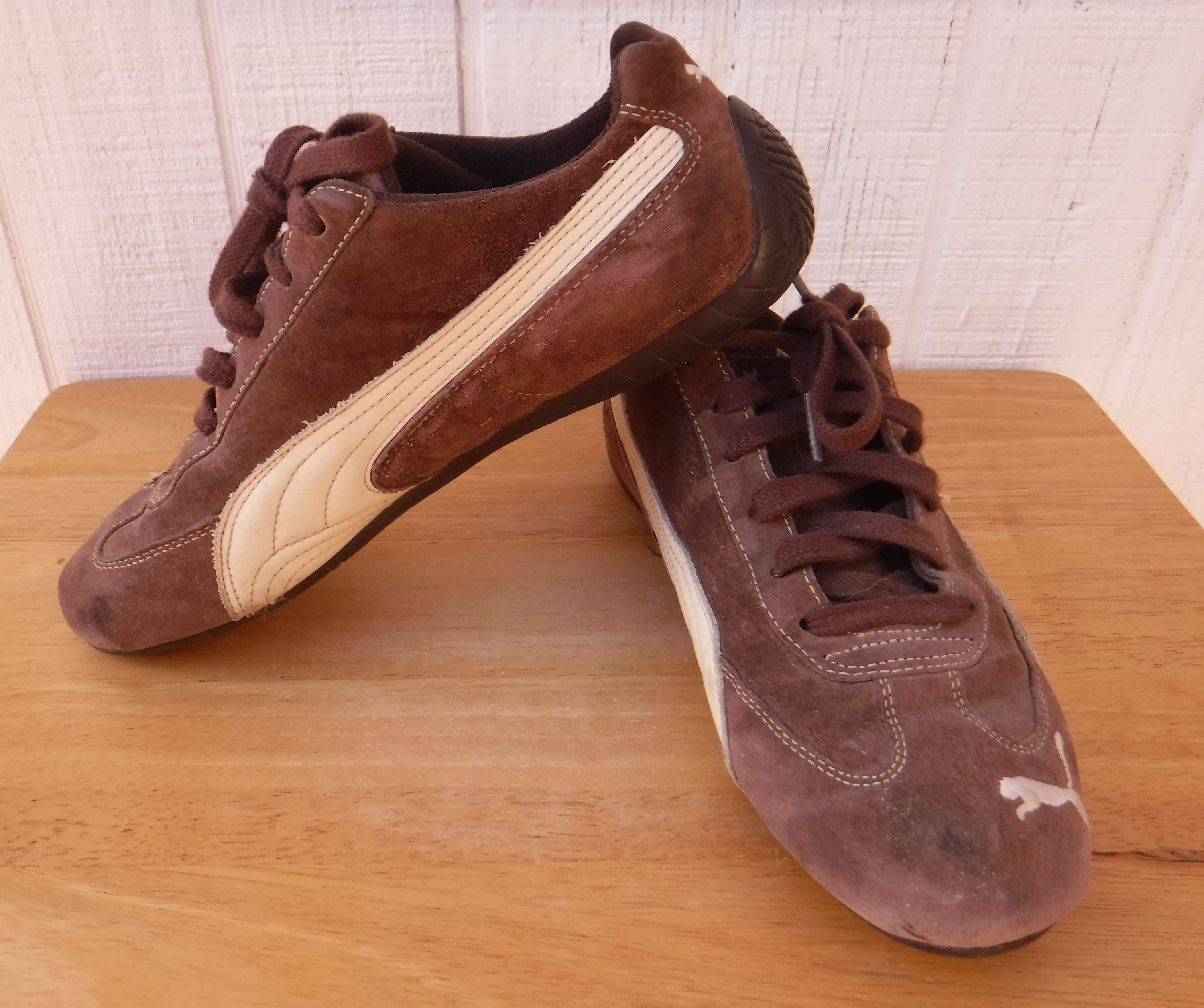Vintage Puma Speedcat Brown Women Sneaker Shoes/suede Leather - Etsy