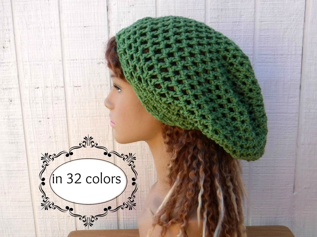 Slouchy Snood Hat - 100% Cotton Slouchy Beanie For Hair Loss, Blue Neptune, One Size - View #4