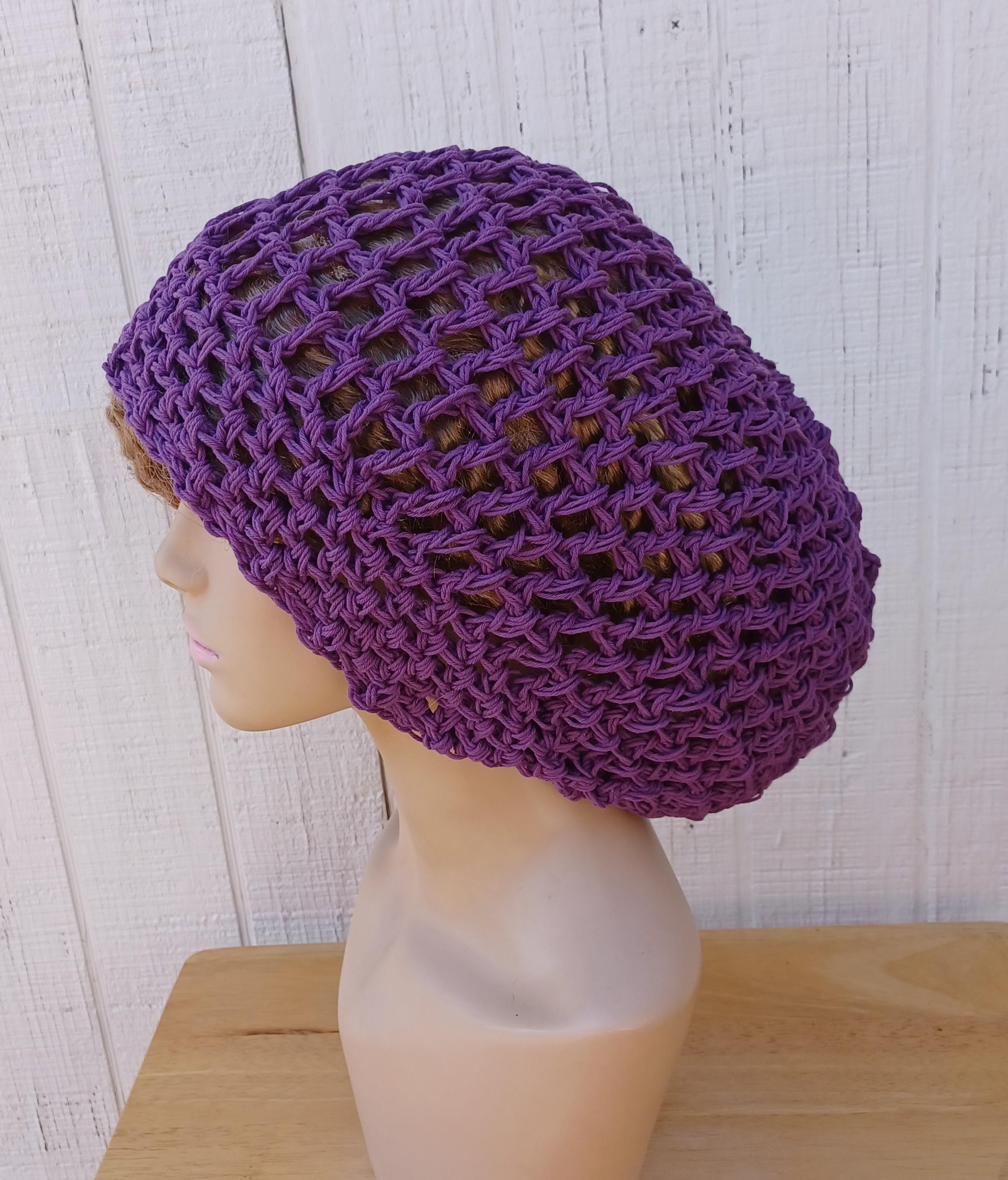 Hemp Cotton Slouchy Beanie Hat Women/dread Tam Hat/snood