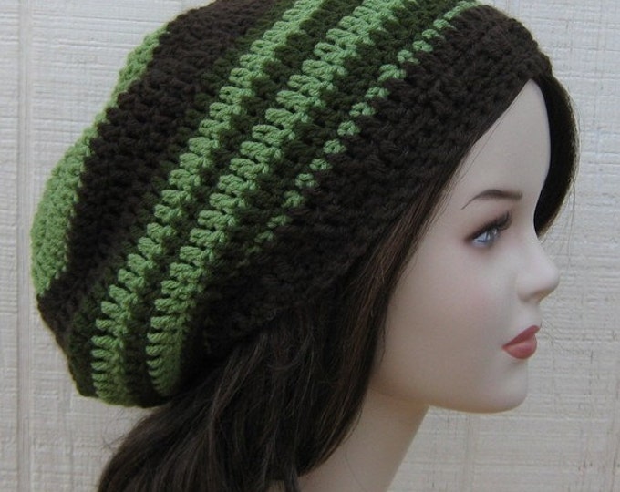 Instant Download Crochet Pattern Adjustable Slouch Hat/dreadlock Hat ...