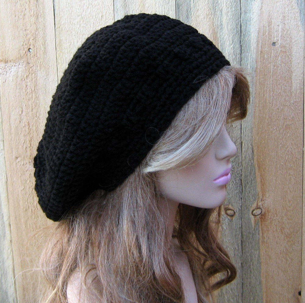 Pattern Easy Beret Tam Basque Flat French Beanie Hat