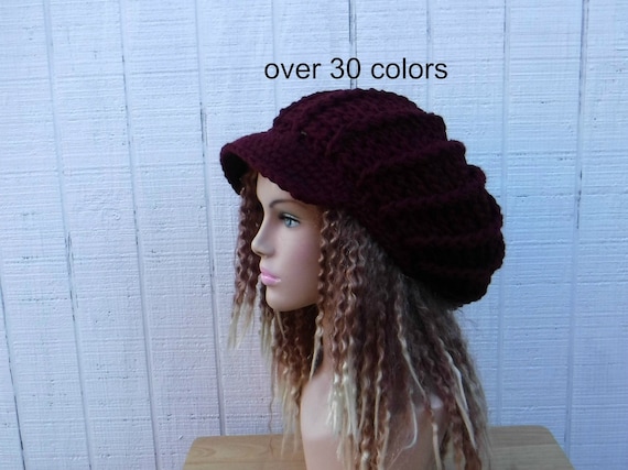 Soft Poofy Newsboy Hat Women 32 Colors 