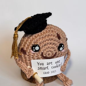 Kit de regalo de graduación 2025: galleta inteligente, bastidor de bordado y tarjeta: regalo de graduación único para ella o él, escuela secundaria, universidad o jardín de infantes.
