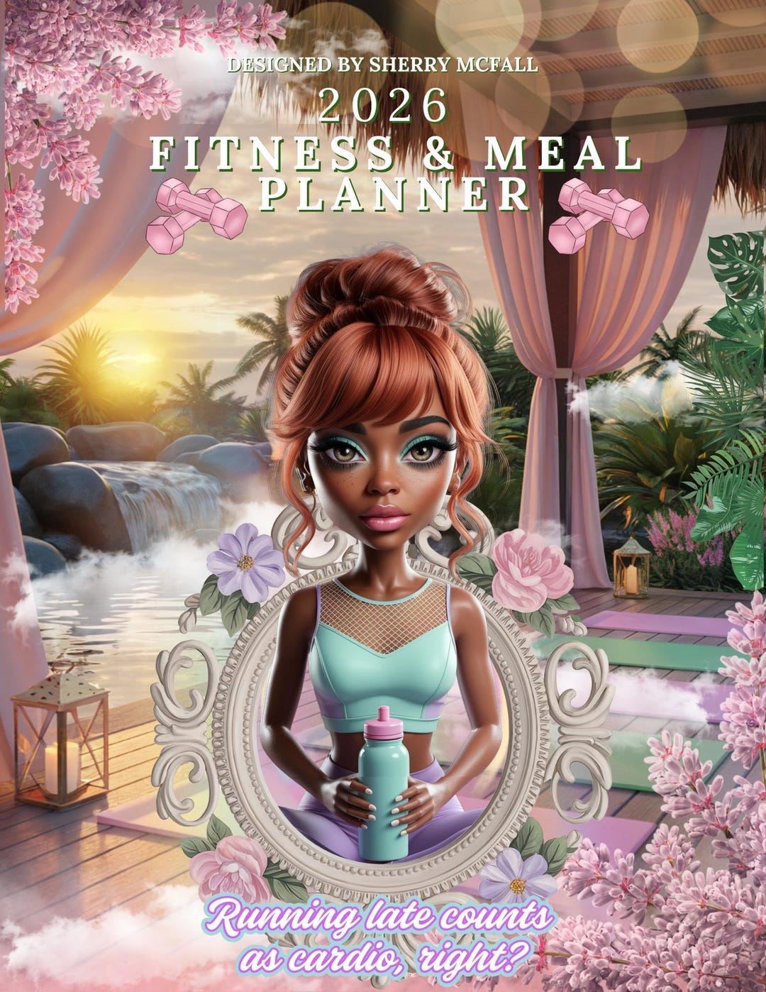 2026 Fitness & Meal Planner | 77 Pages | Editable Canva Template | 3 ...