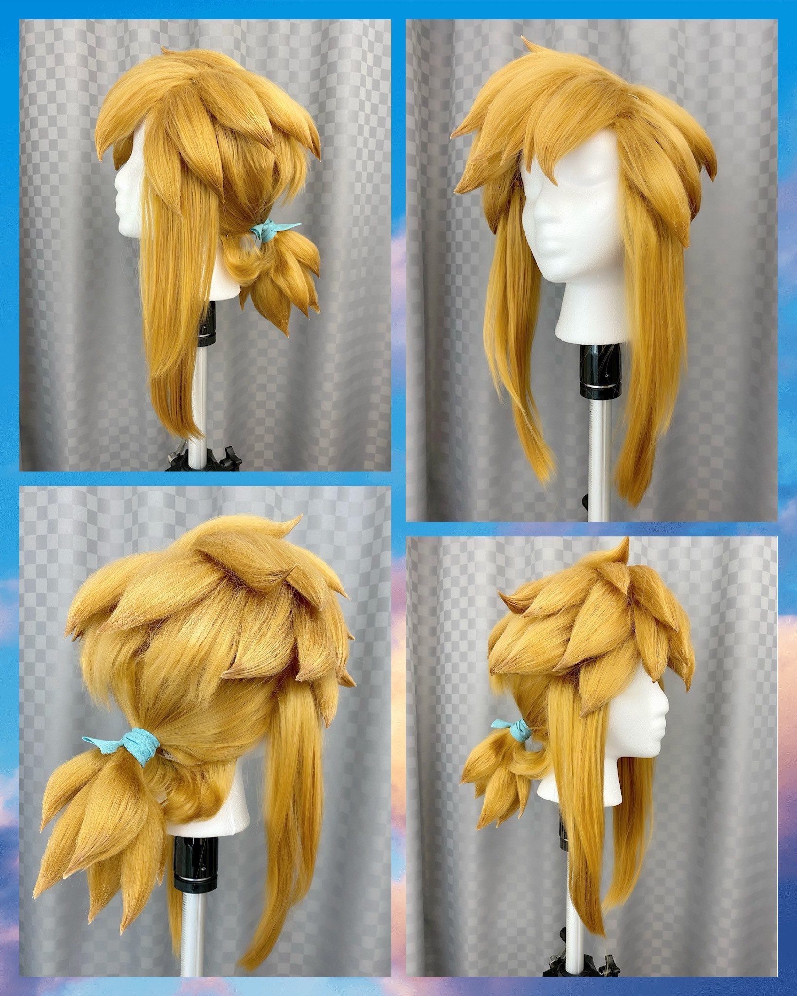 Legend of Zelda Breath of the Wild LINK Cosplay Wig - Etsy Hong Kong