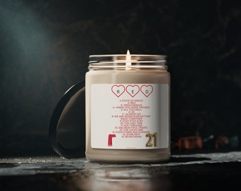 Taylor Swift Burning Red Candle