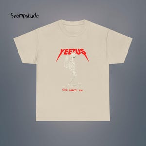 Kanye West Yeezus Tshirt - Rapper Merch - Graphic Tee - Kanye West Merch - Kanye West Tour - Kanye Yeezus Tee - Streetwear Tshirt - Rap Tee