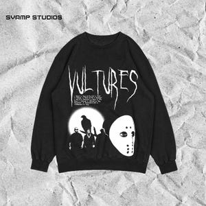 Kanye West Vultures Hoodie - Kanye West Merch - Hip Hop Sweatshirt - Rapper Hoodie - Kanye West Tour - Kanye West Concert - Streetwear