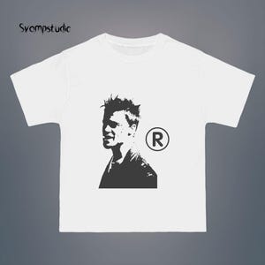 Tyler Durden Fight Club Tee - Vintage Style Brad Pitt Graphic -Movie Fans Gift - Brad Pitt Fight Club Shirt - Streetwear - Birthday Gift